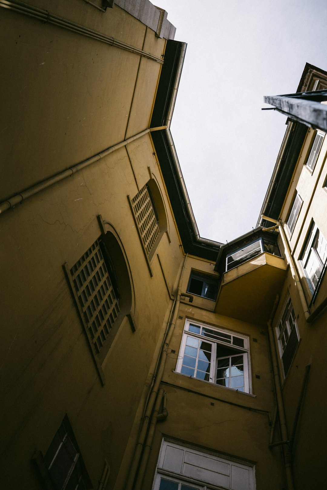 yellow concrete building during daytime