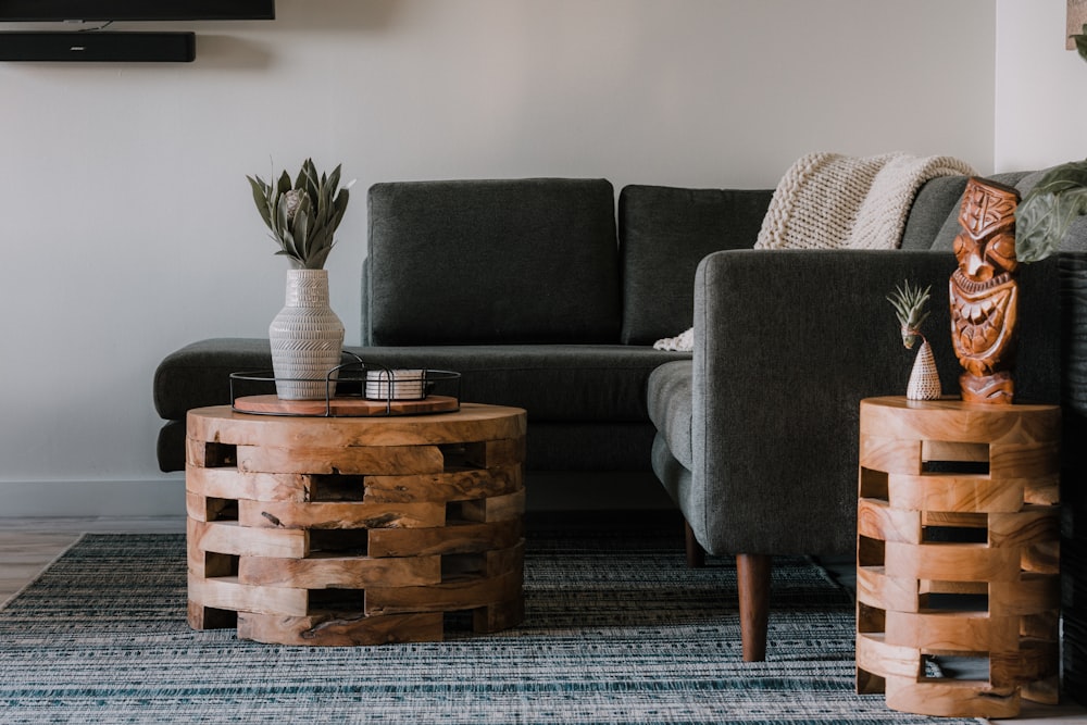 a living room filled with furniture and a flat screen tv