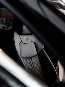 black and gray car door