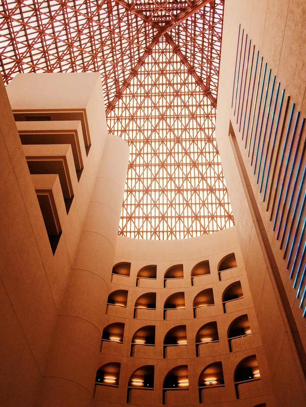 brown concrete building interior during daytime