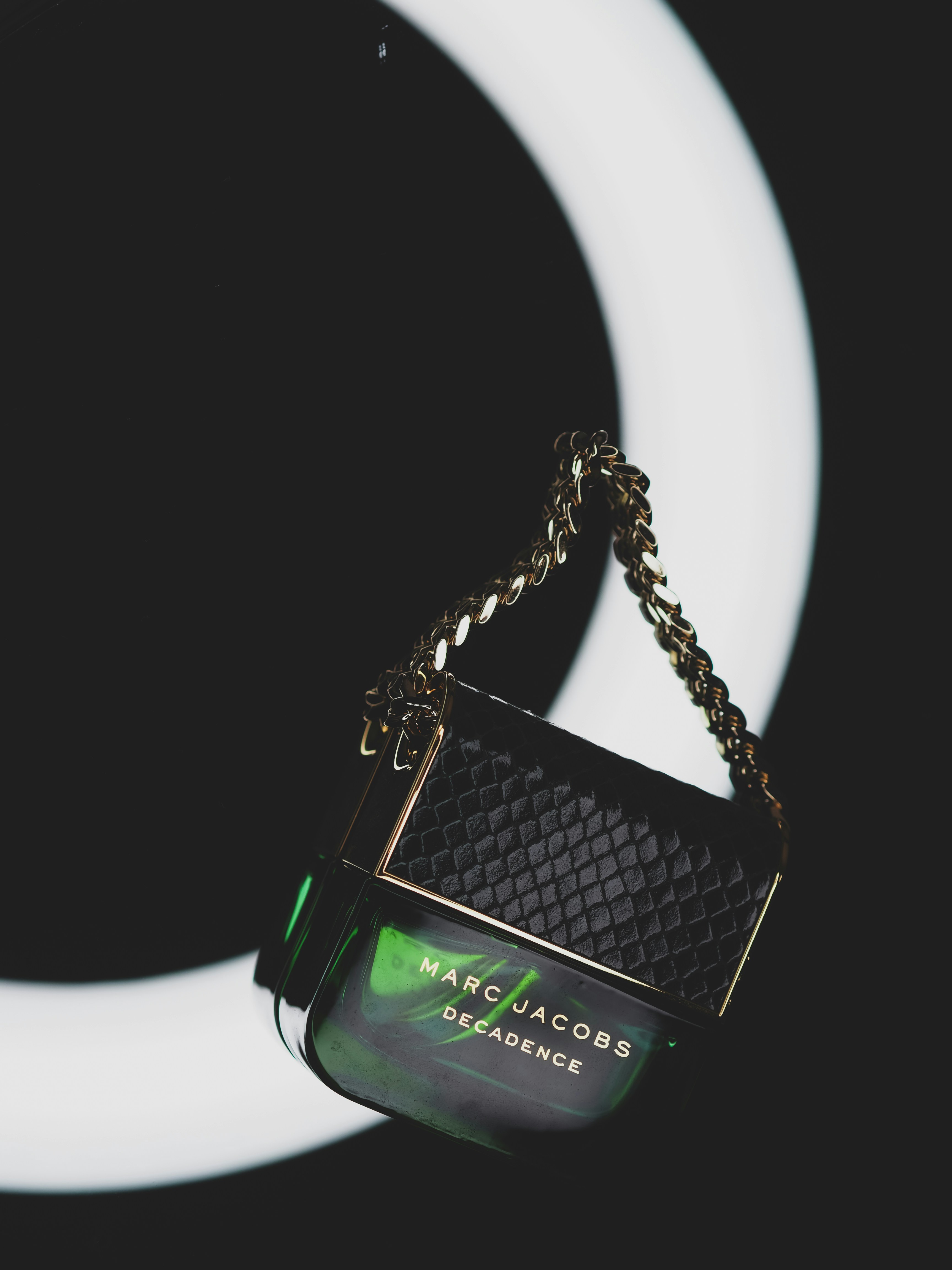 black and green digital watch