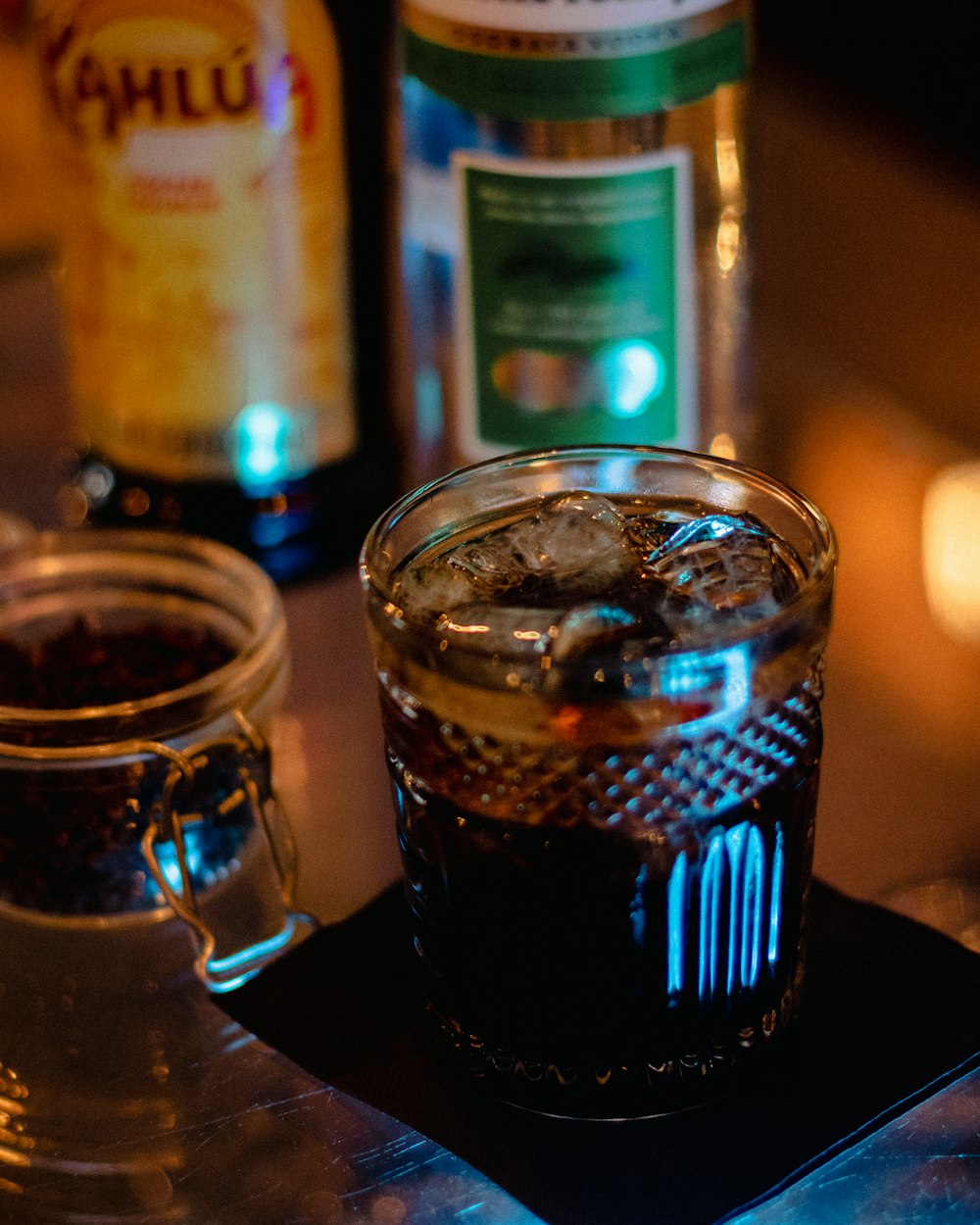 clear glass cup with water