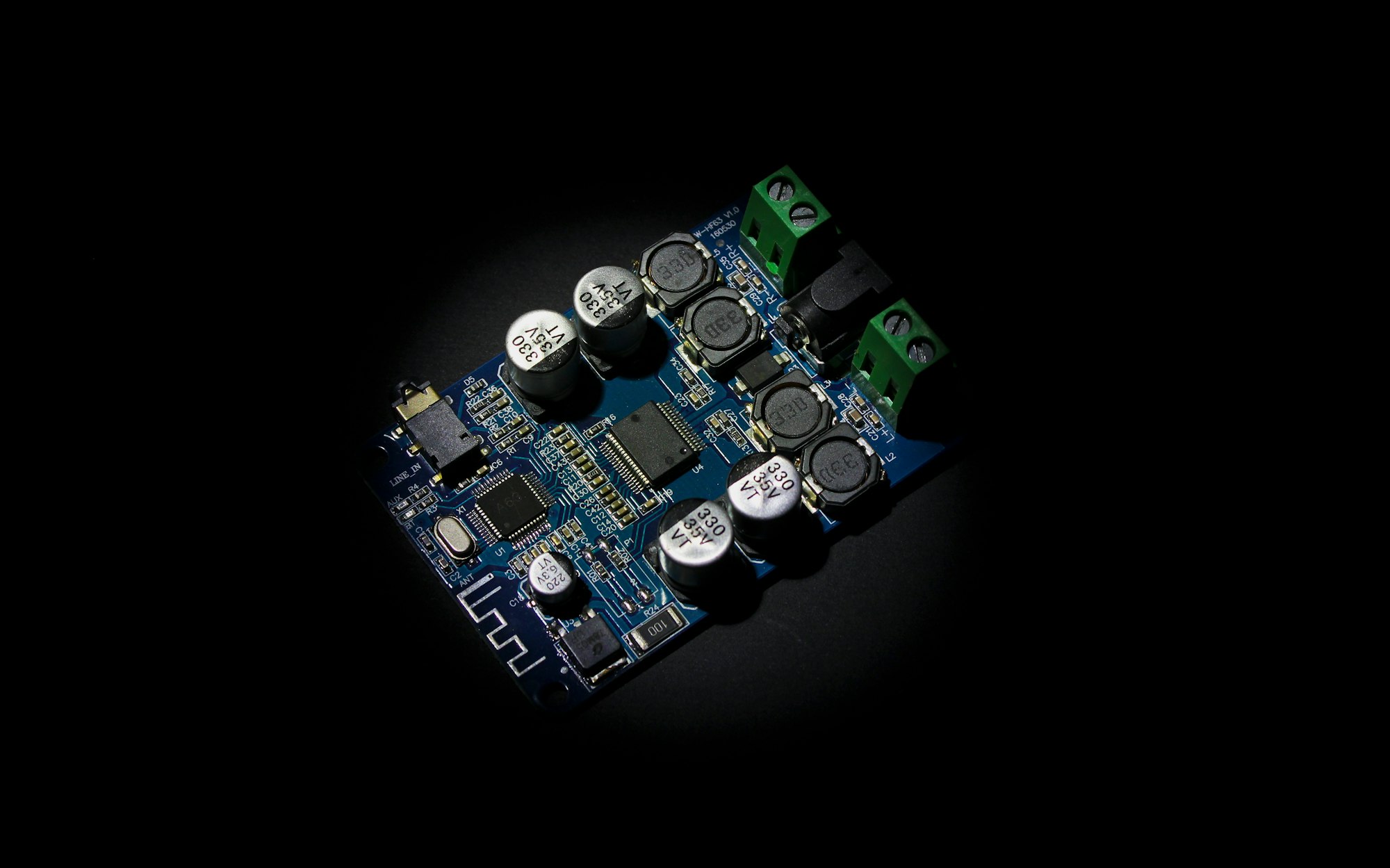 A Bluetooth Audio Board. Despite the post being about Digital Audio Converters, this is the best stock image I could find..