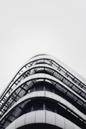 A completed building showcasing modern architecture.