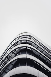 A completed building showcasing modern architecture.
