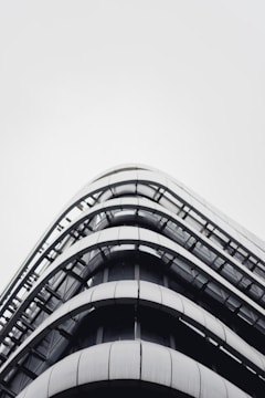 A modern building extension showcasing sleek design.