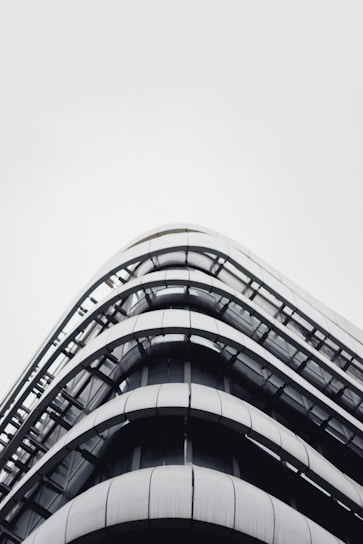 A modern modular building showcasing innovative design.