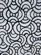 black and white chevron textile