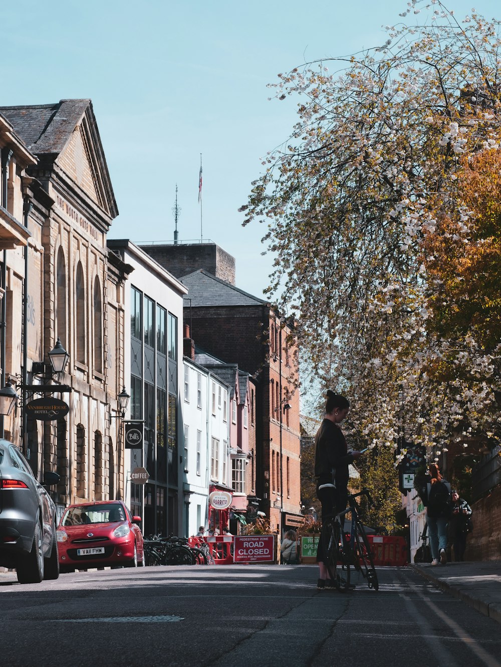 people walking on street near buildings during daytime