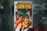 Close-up of a vintage framed comic book cover featuring a heroic Marvel character.