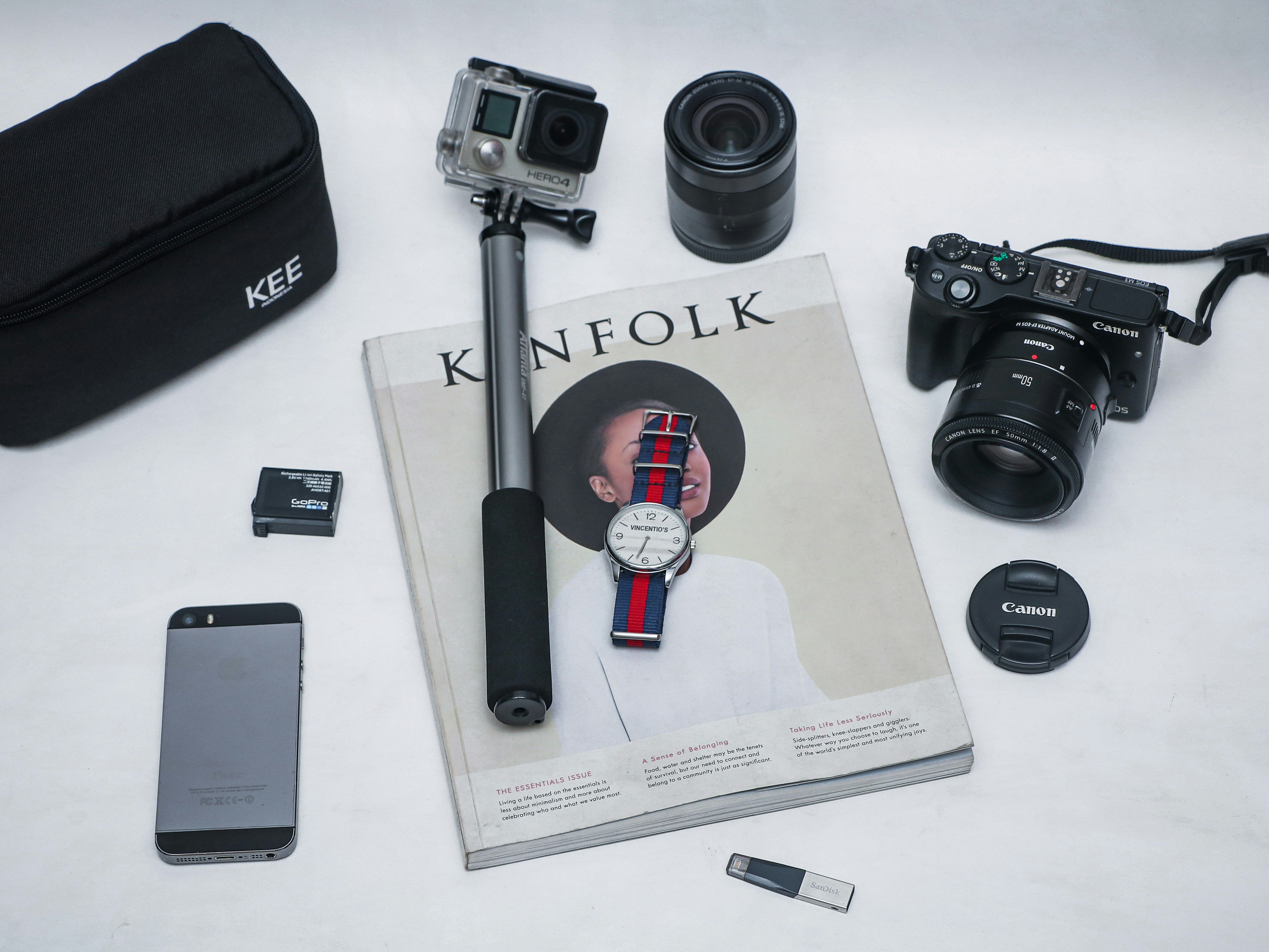 액션캠 액세서리 키트 - 50종 풀세트! 1/3 가격으로 즐기는 취미 생활 이미지2