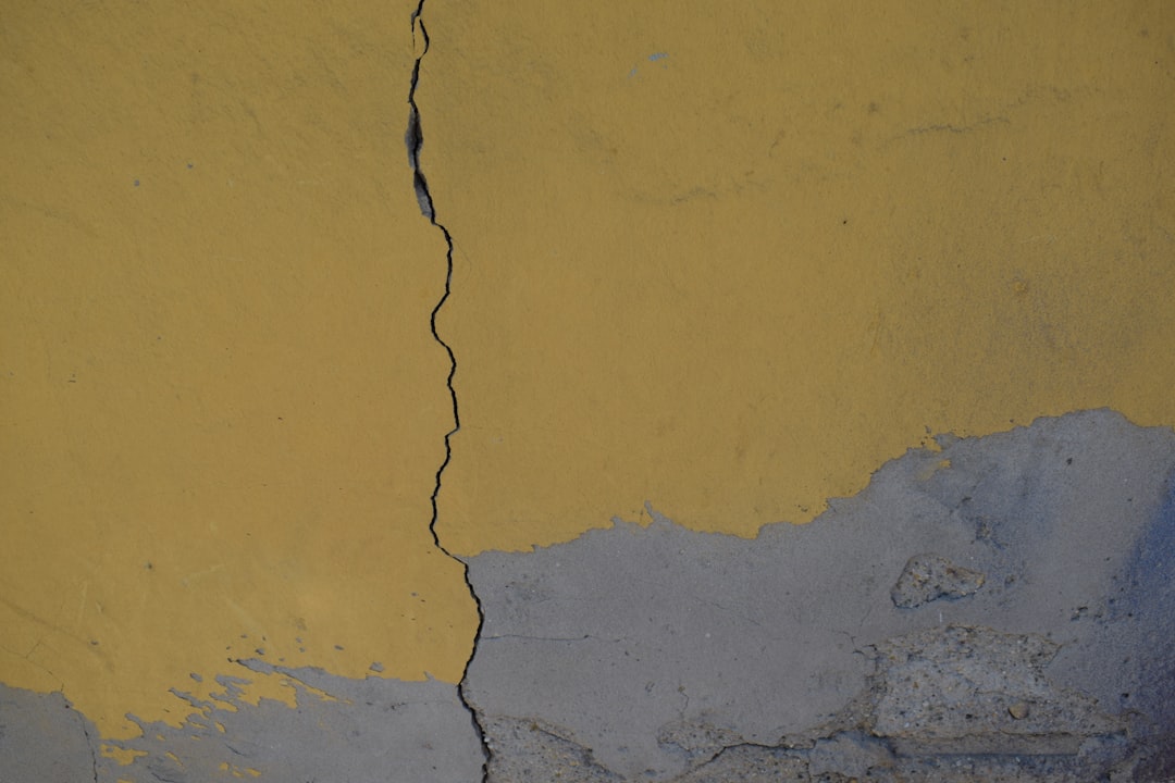 white and yellow concrete wall