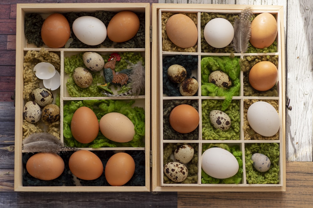 brown egg on brown wooden shelf