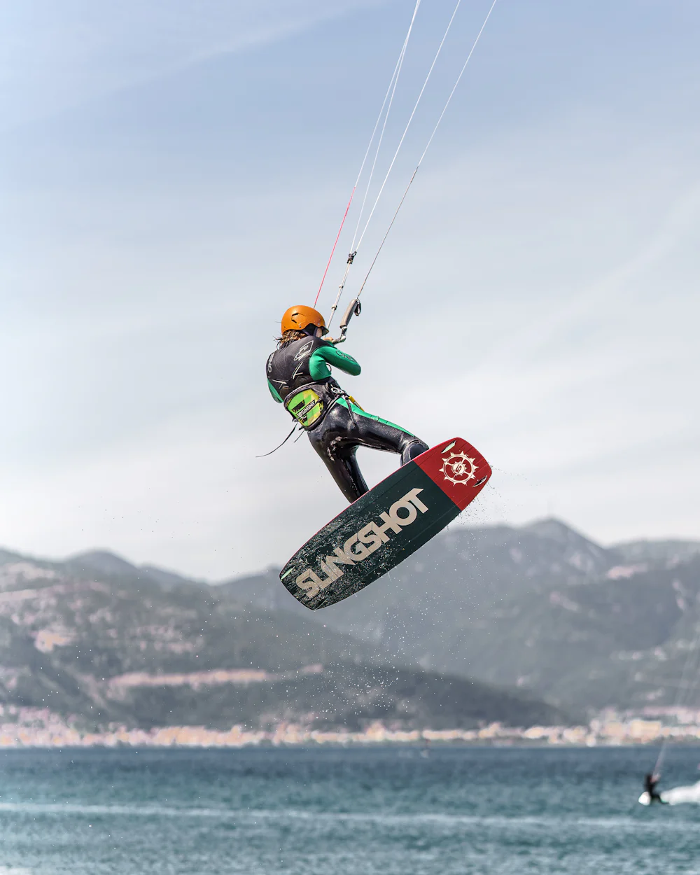 Кайтер на волне