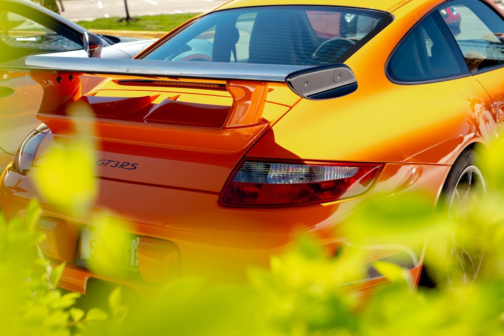 orange bmw m 3 coupe