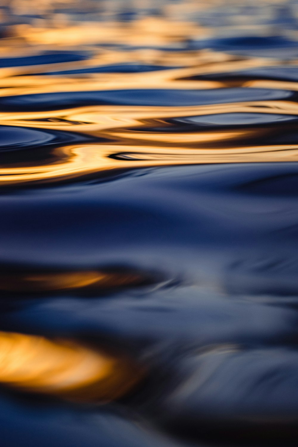 a close up of a body of water with waves