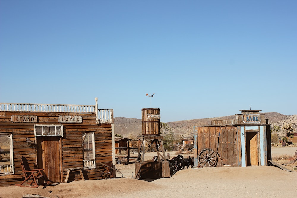 brown wooden building under blue sky during daytime