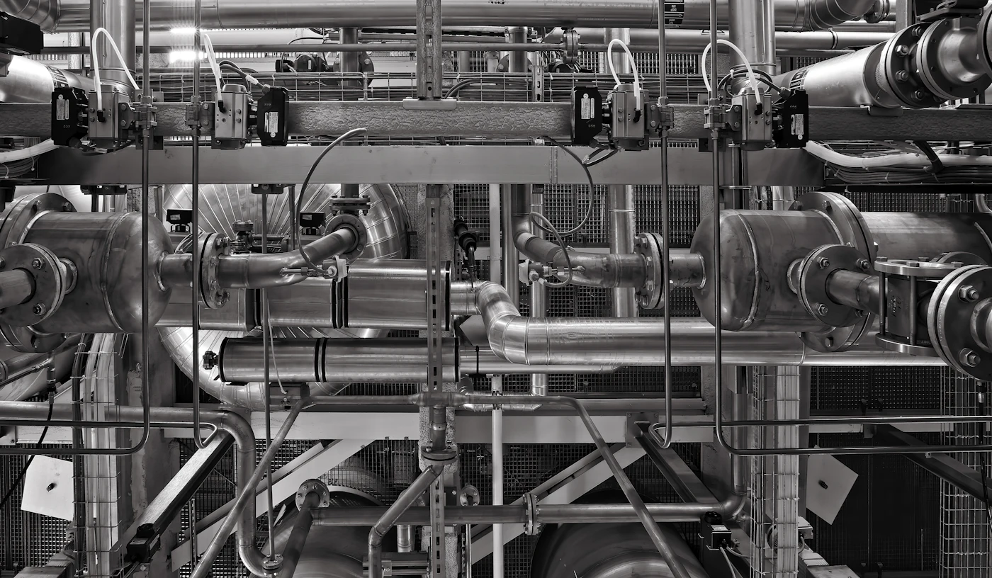 Stainless steel industrial process equipment