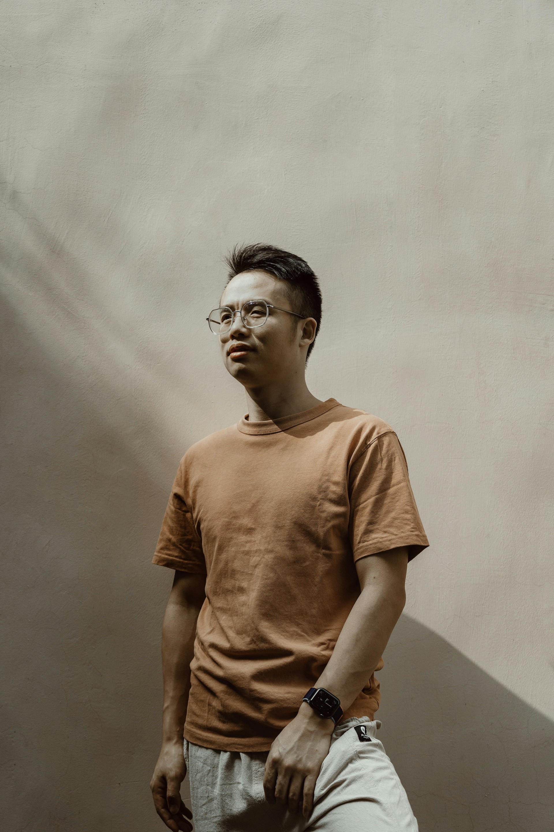 woman holding dried flower
