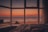 A cozy beach flat with a stunning view of the ocean at sunset.