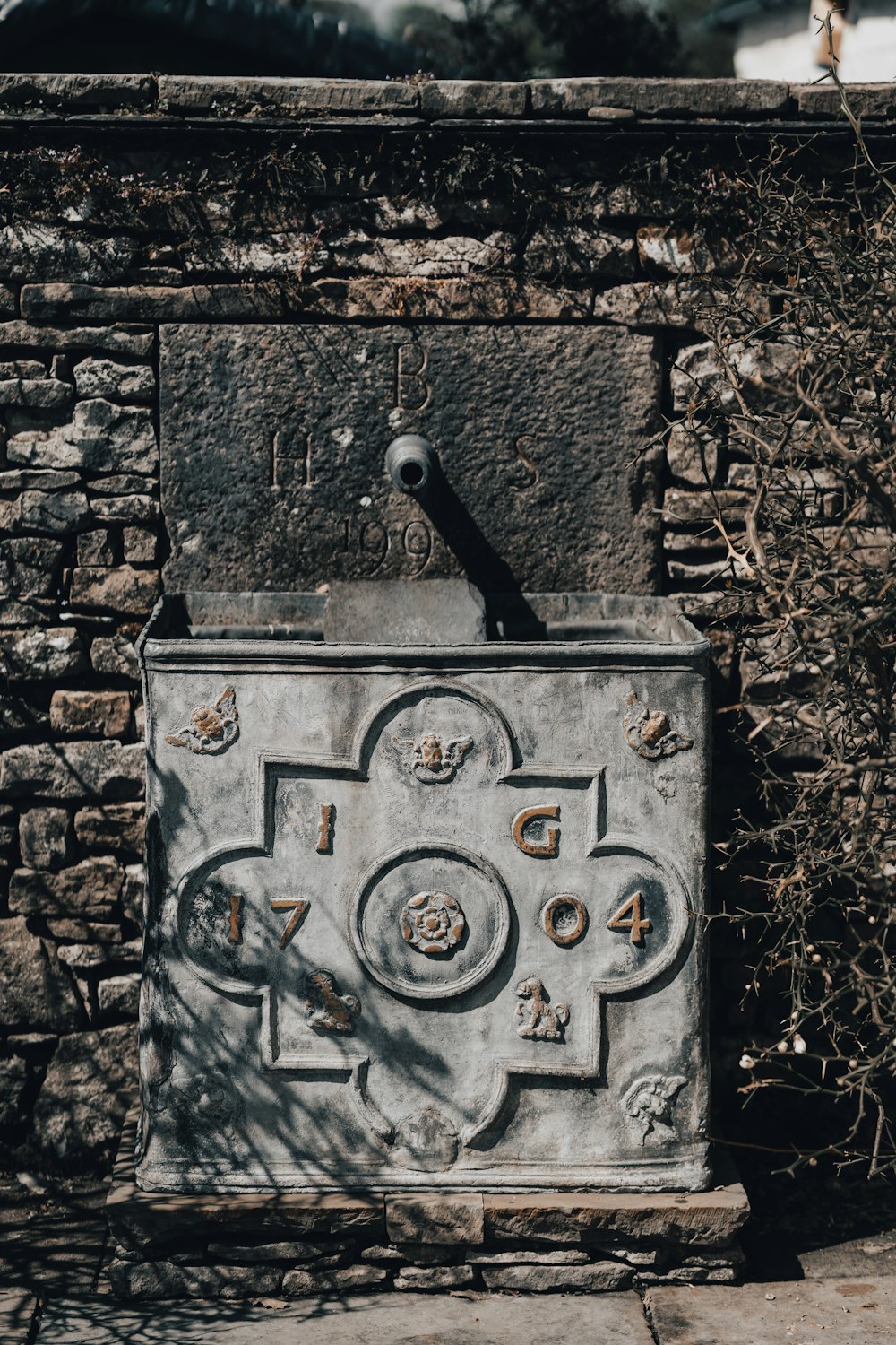 grey metal door with padlock