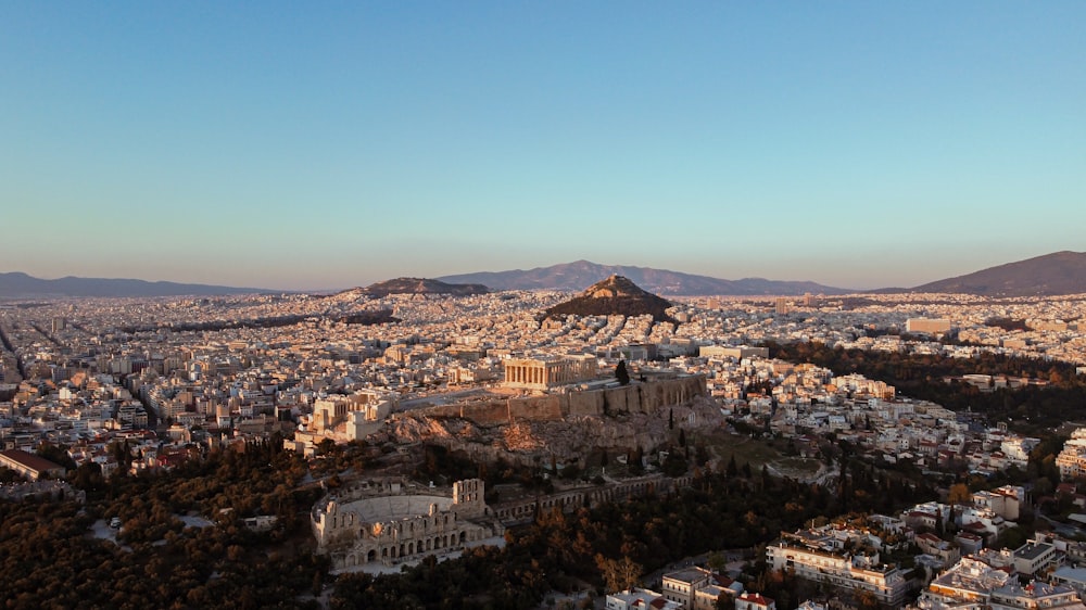 aerial view of city buildings during daytime