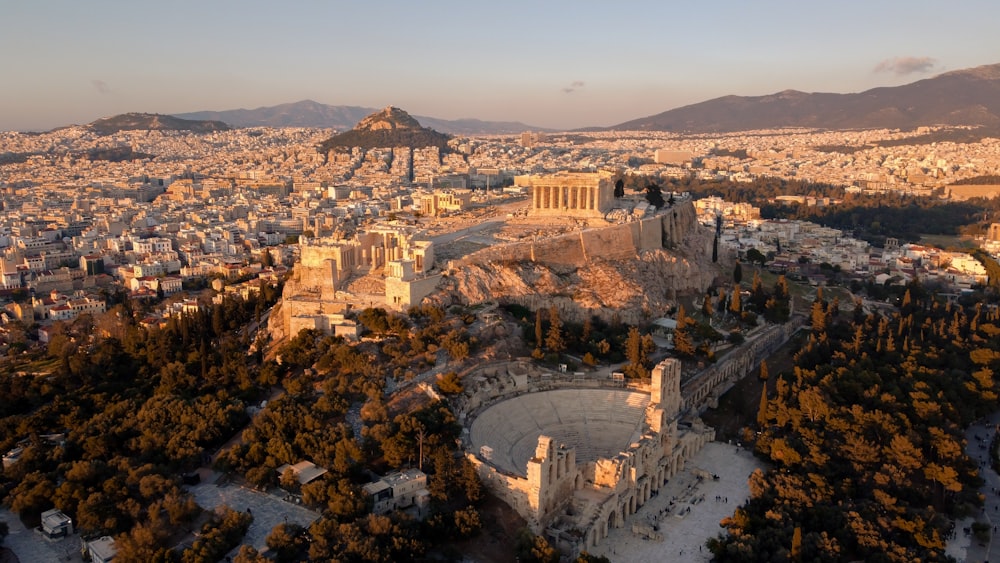 aerial view of city during daytime