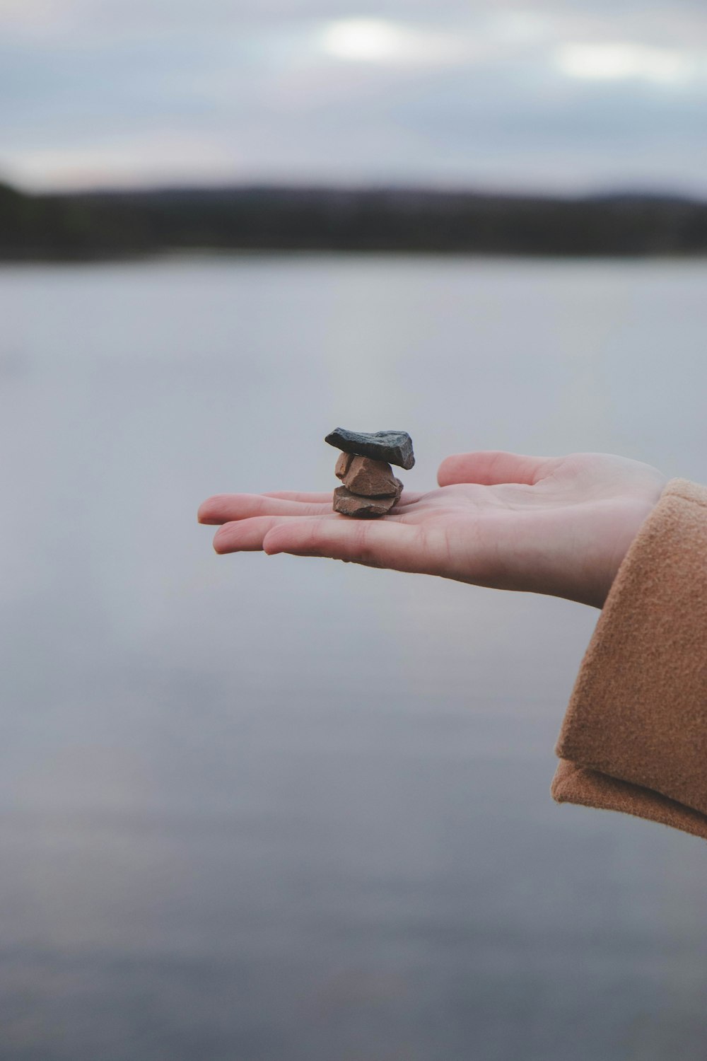 person holding black plastic tool