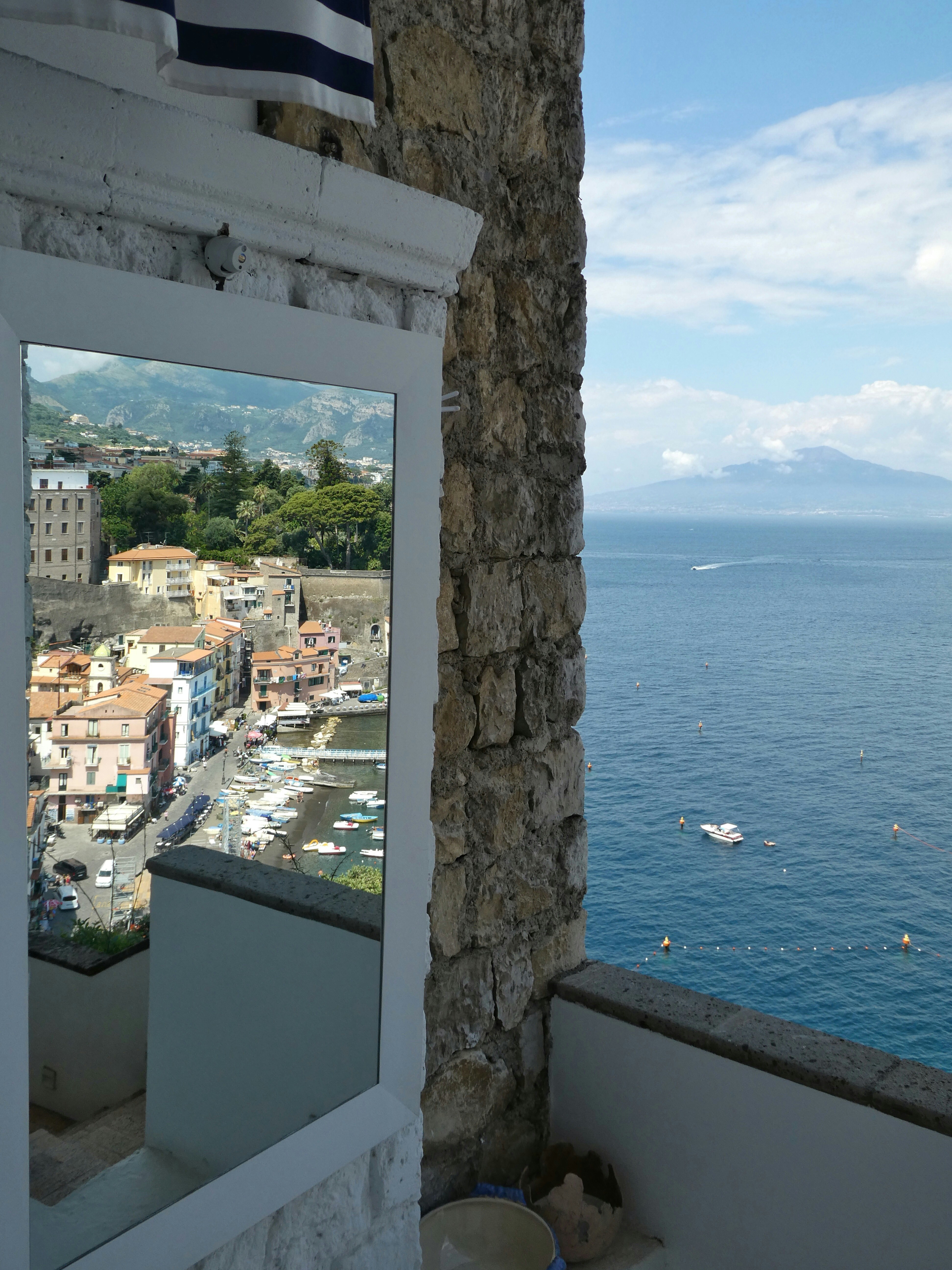 Frame within a Frame at the stunning Maison La Minervetta Sorrento Italy.