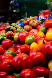 red and yellow bell peppers