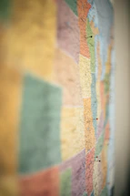 A colorful map highlighting four distinct zones with price tags next to each area