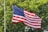 us a flag on flag pole
