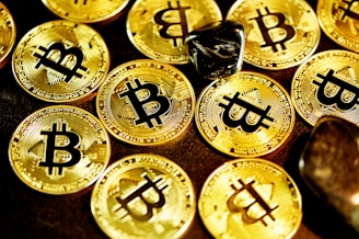 gold and silver round coins