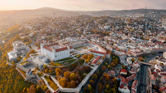 aerial view of city during daytime