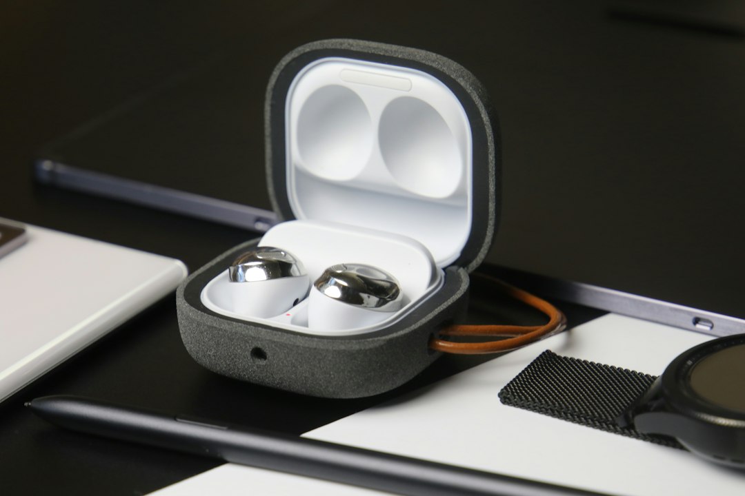 sport earbuds closeup