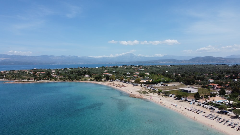 aerial view of beach during daytime