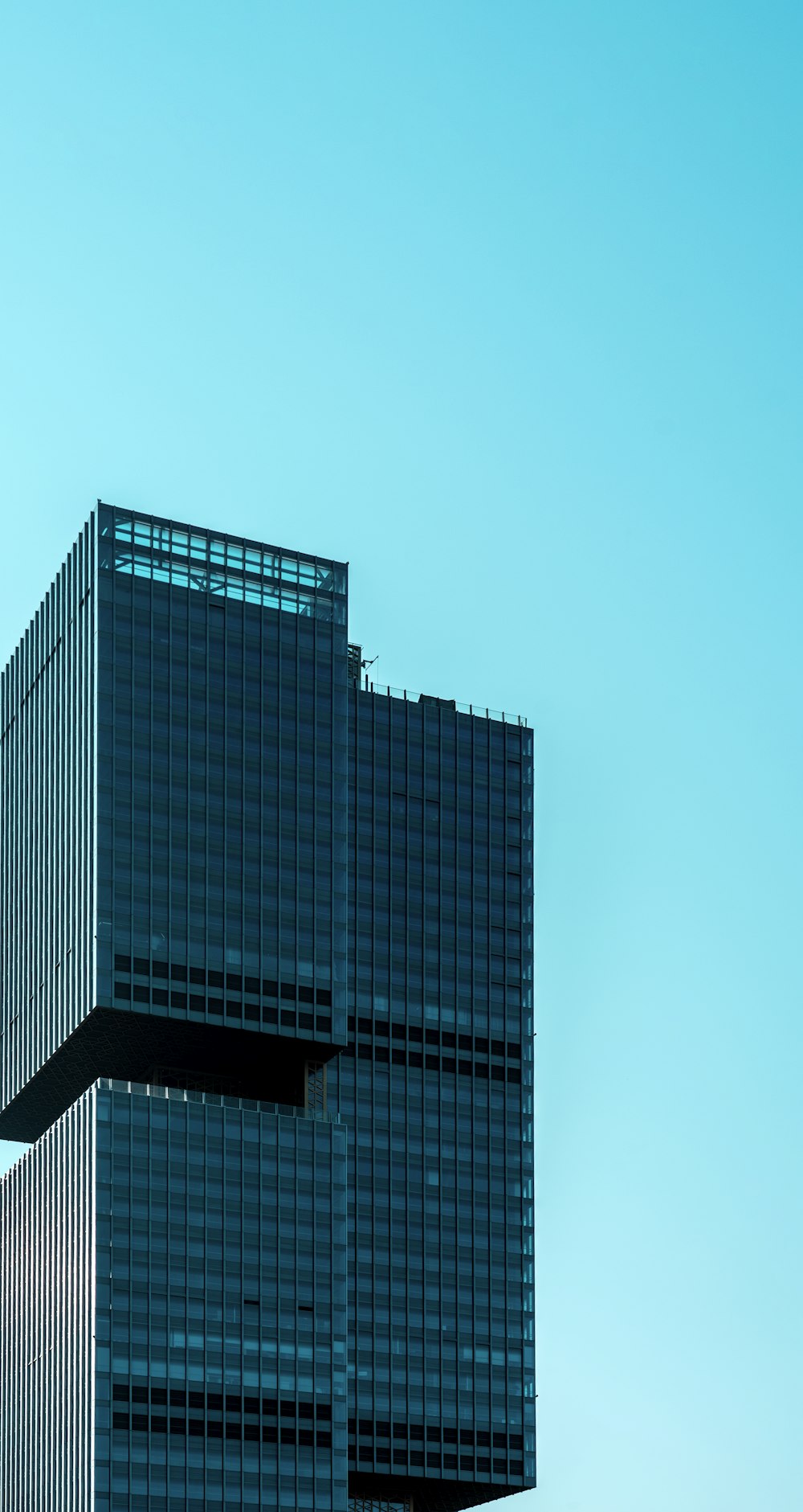 black and white concrete building