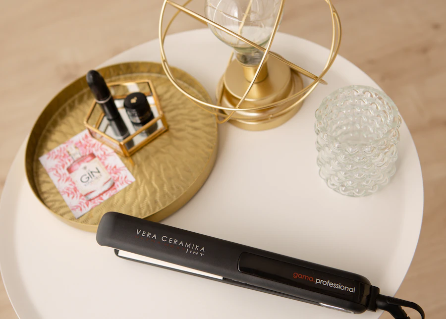 Ceramic flat iron hair