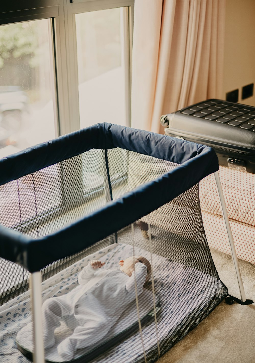 black and white bed frame