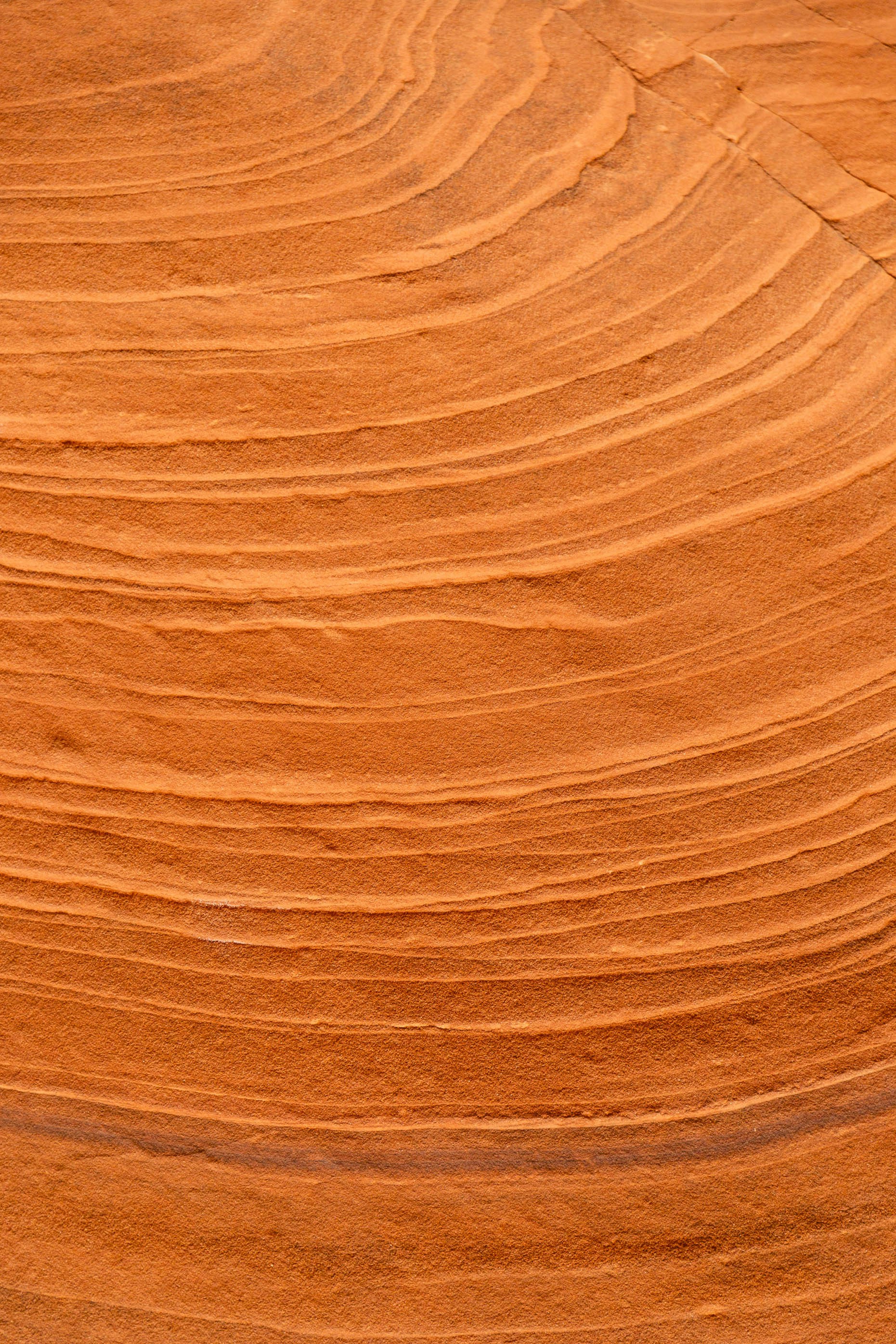 Close up of sandstone in a slot canyon