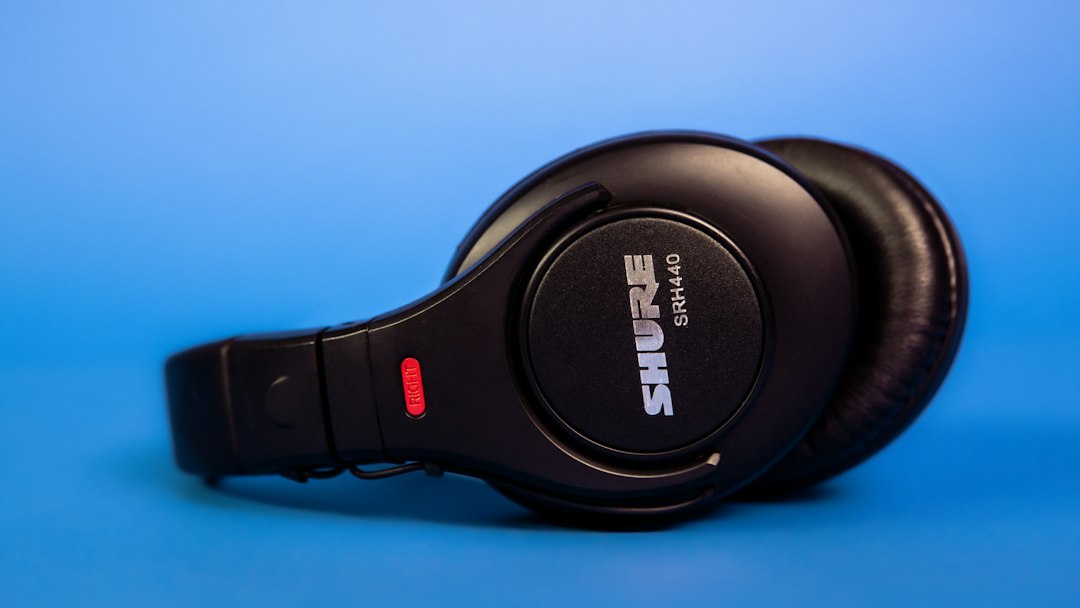 wireless earbuds closeup