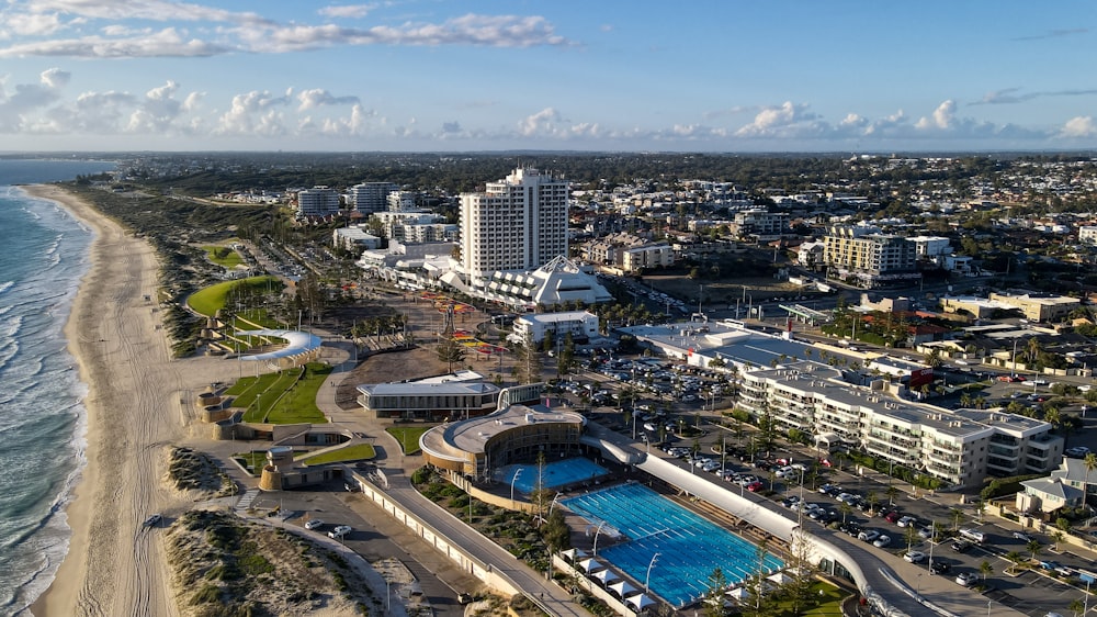 aerial view of city buildings during daytime