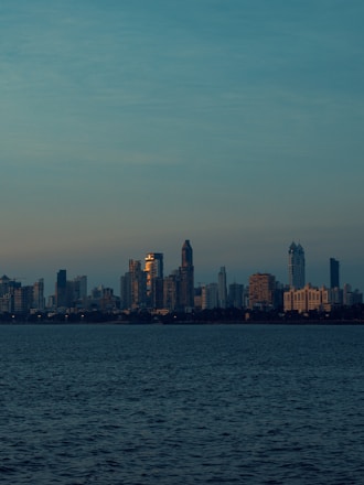 city skyline across body of water during daytime