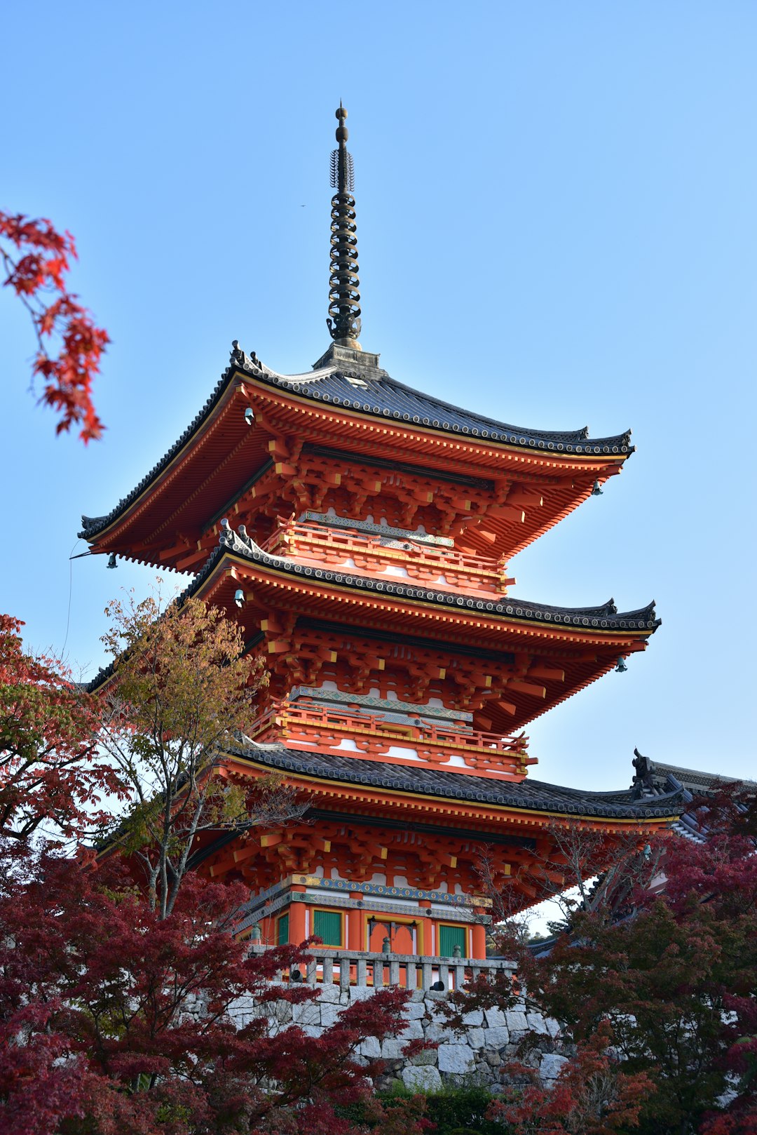 brown and black pagoda temple