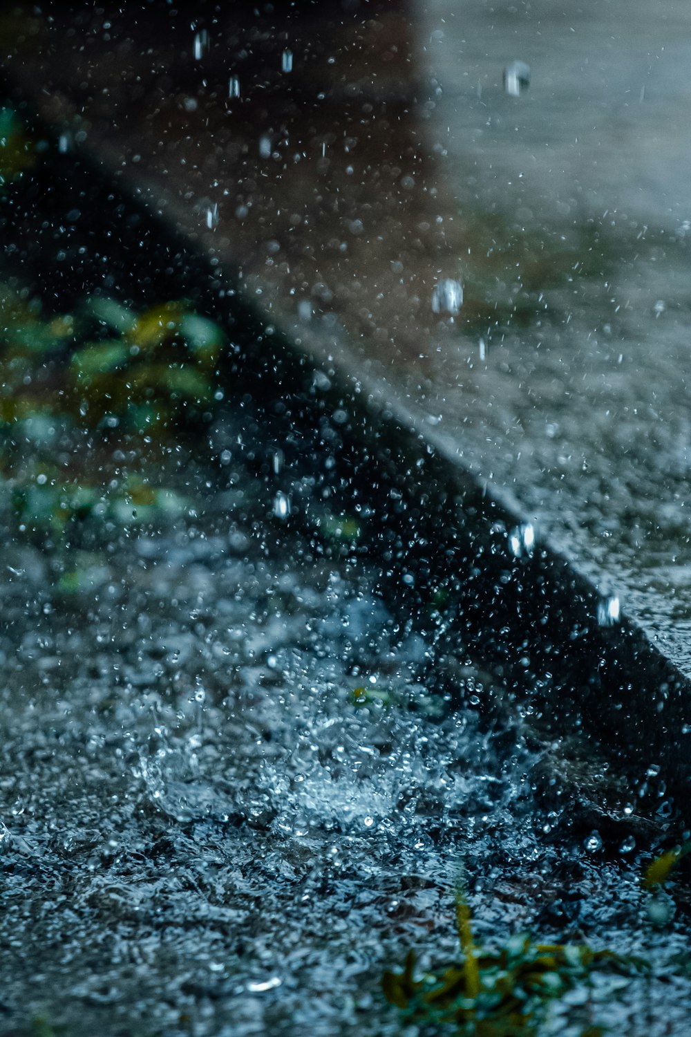 water droplets on glass window