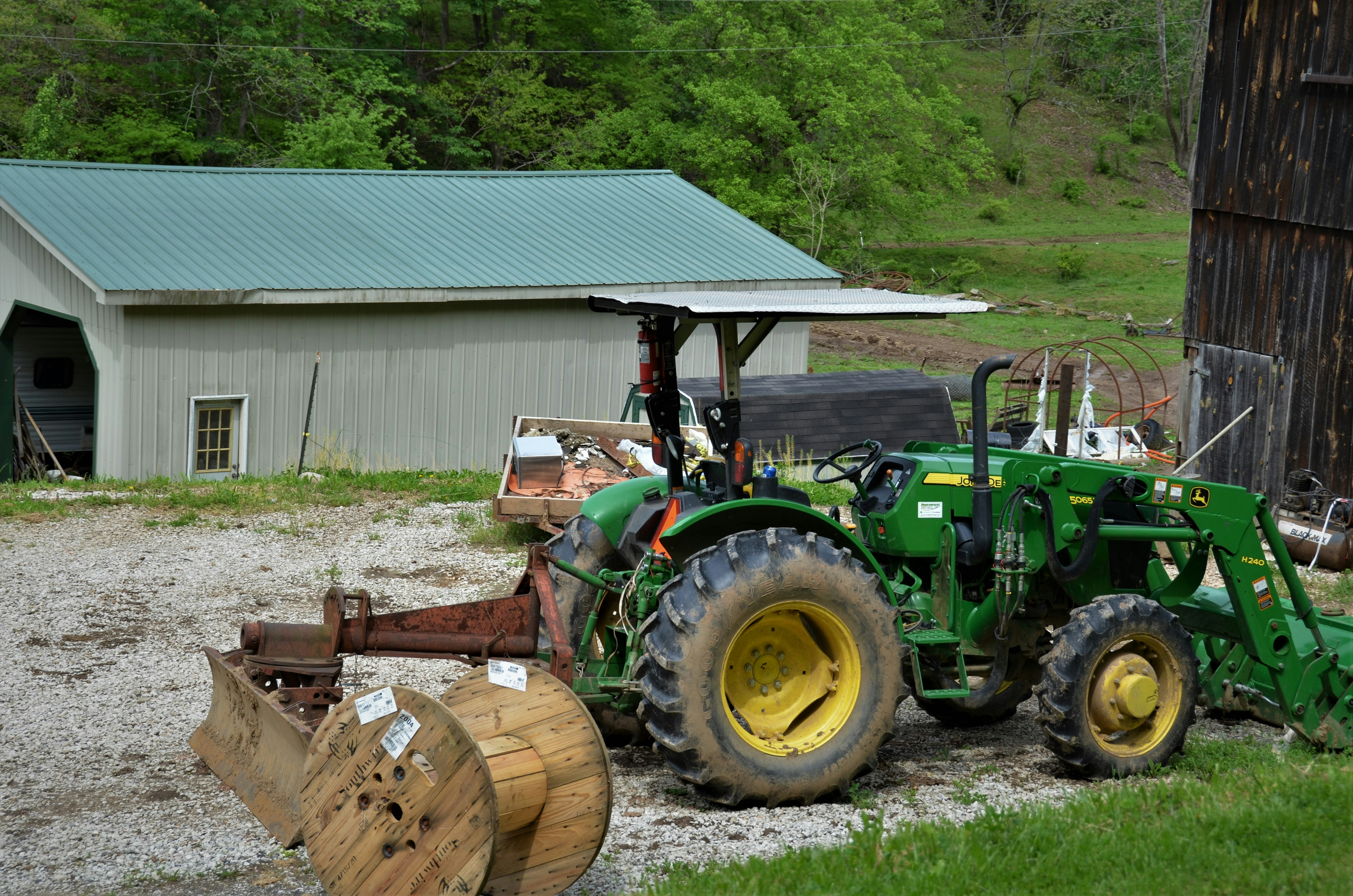 Farmer applying our fertilizer