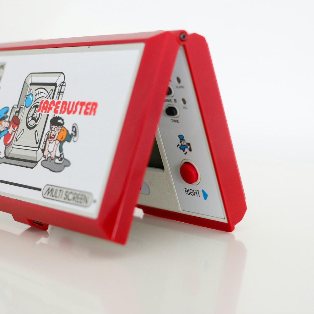 red and white nintendo game boy
