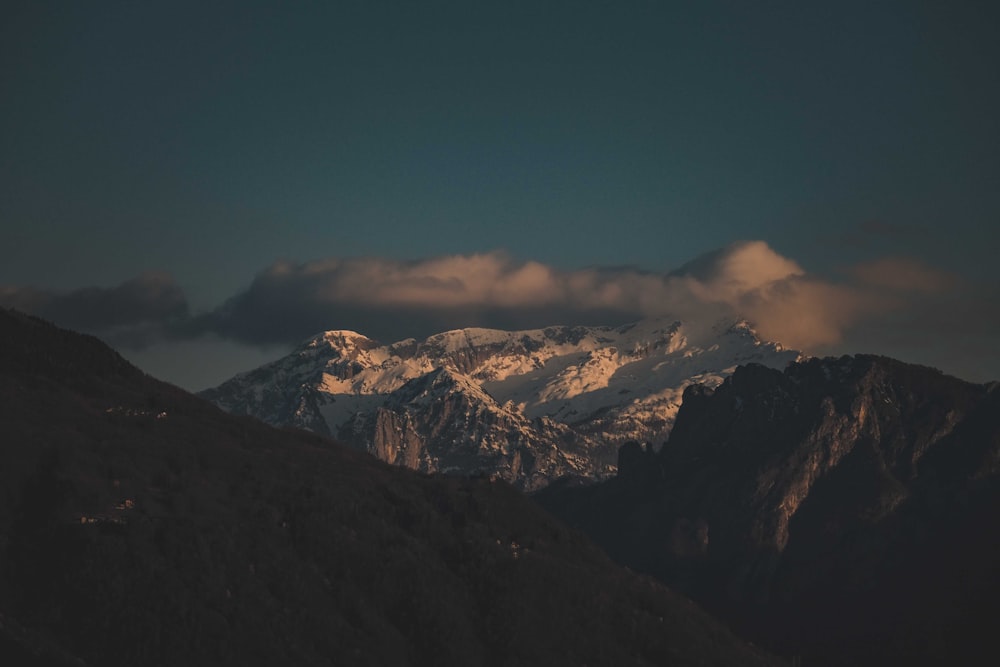 snow covered mountains during daytime