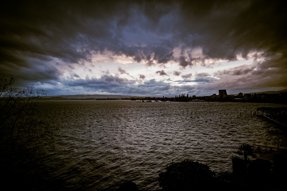 body of water under cloudy sky during daytime