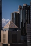 brown and black high rise buildings